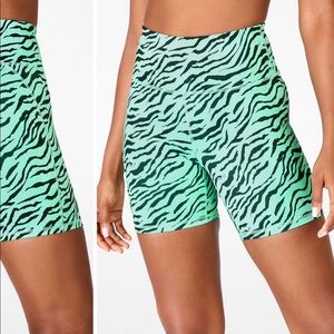 Fabletics High Waisted UltraCool Tiger Print Shorts